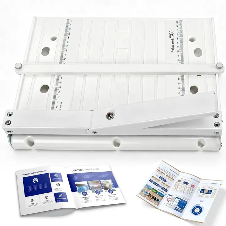 13.78" Foldable Manual Paper Creaser — 13.8-inch Scoring Tool