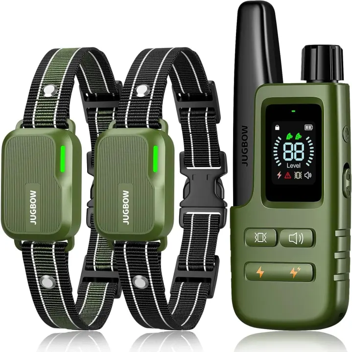 2-Dog Shock Collar System with Remote — 4200 ft Range, Fits 10–120 lbs