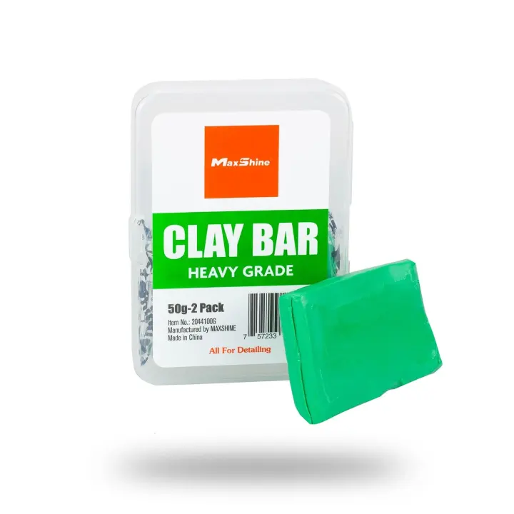 2-Pack Heavy-Grade Car Detailing Clay Bars — 100g Universal Decontaminant