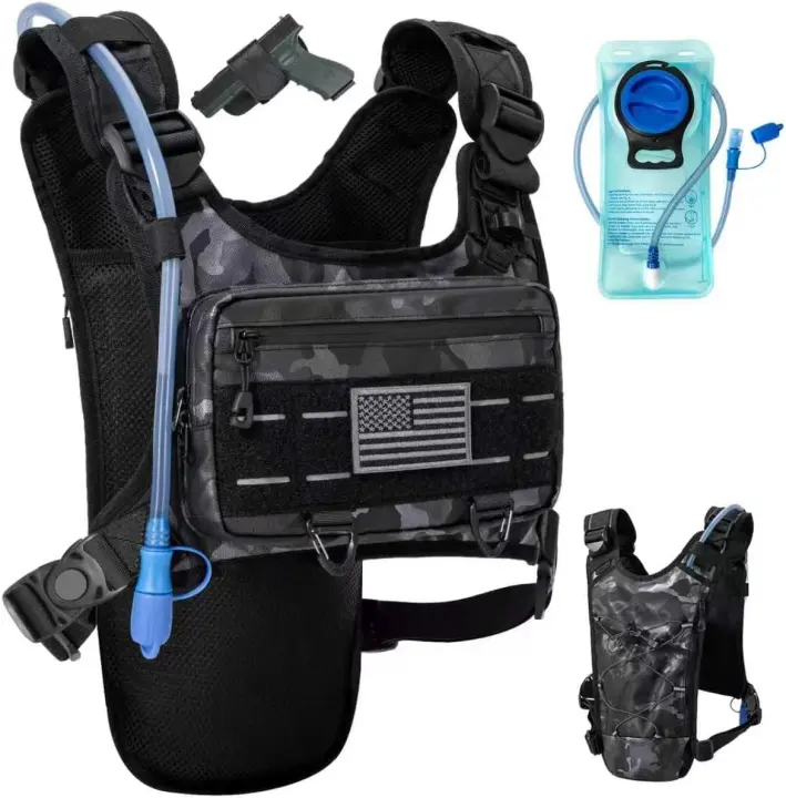 2L Hydration Vest — Lightweight Adjustable Running & Hiking Chest Pack