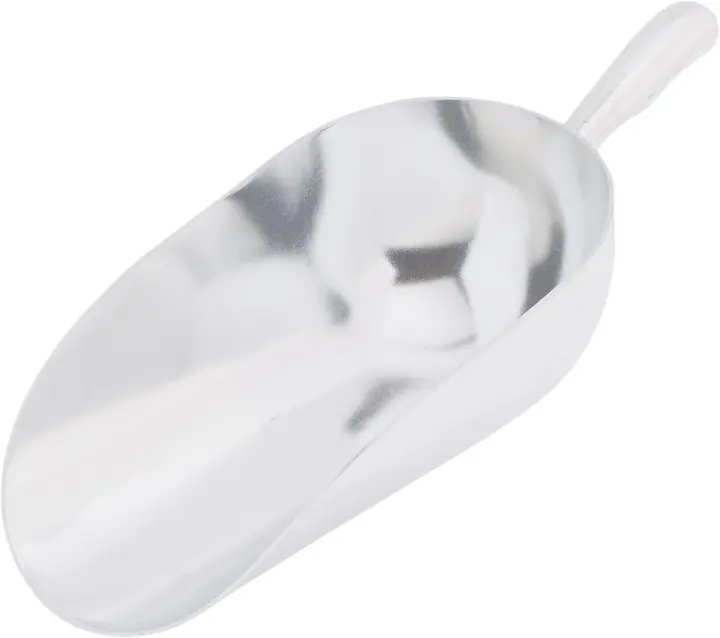 85-Ounce Aluminum Utility Scoop — Medium Capacity Kitchen Tool