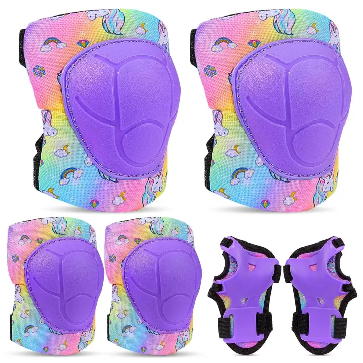 Adjustable Kids Knee, Elbow & Wrist Protective Gear Set (3–8 yrs)