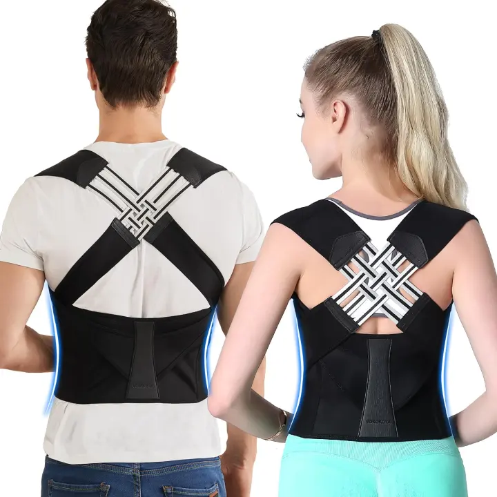 Adjustable Posture Corrector Shoulder Brace for Men & Women (Medium)