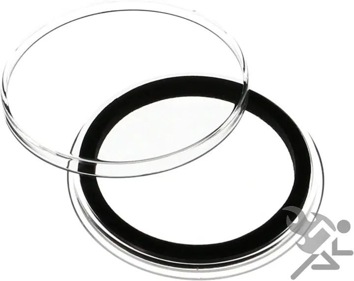 Air-Tite 40mm Coin Capsule with Black Gasket for 1 oz Silver Coins
