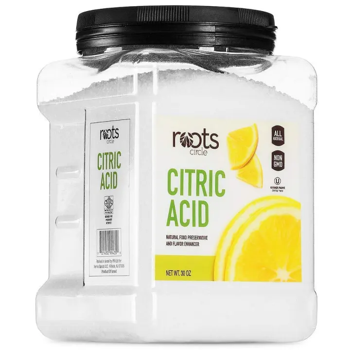 All-Natural Citric Acid Powder — 1.88 lb Food-Grade Acid