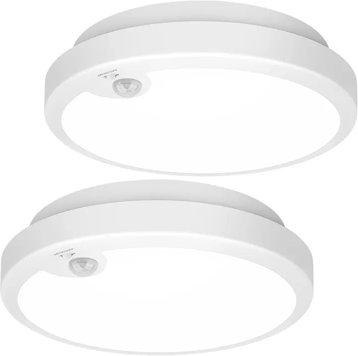 Battery-Powered Motion Sensor Ceiling Light — Wireless Pack