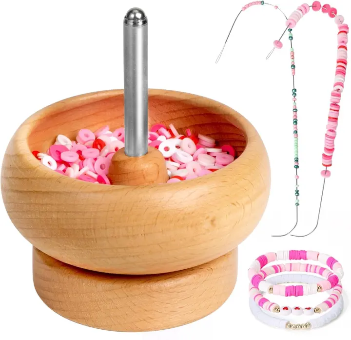 Beechwood Bead Spinner Kit — Manual Jewelry Beading Tool