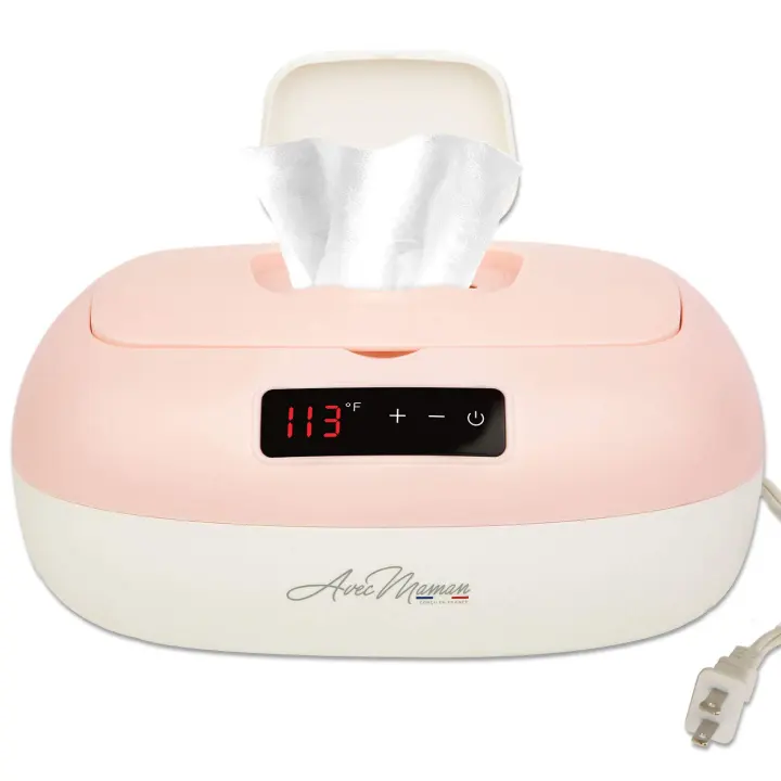 Digital Baby Wipe Warmer with Adjustable Temperature — Pink