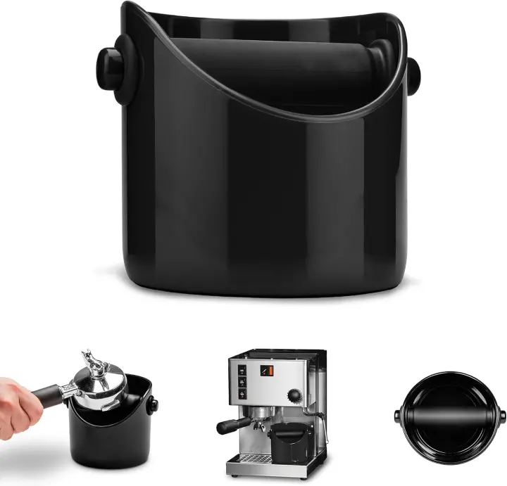 Dreamfarm Grindenstein Compact Espresso Knock Box — Sturdy, Space-Saving