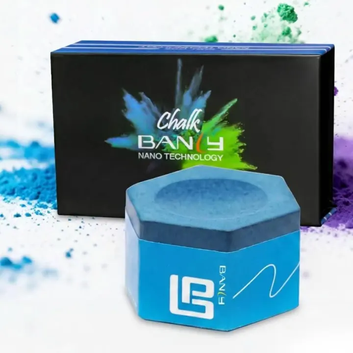 Hexagonal Nano Pool Cue Chalk — Low-Residue Billiard Chalk