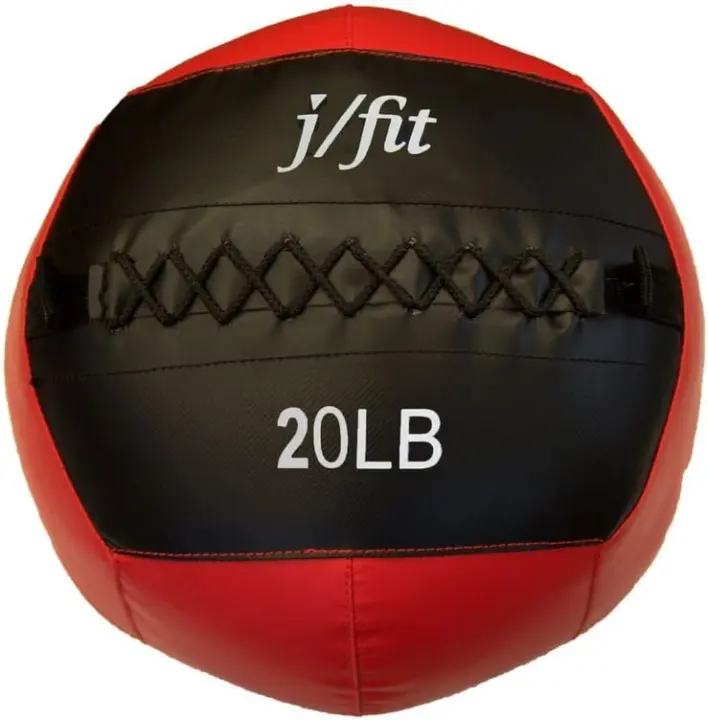 JFit Soft Wall Ball — Weighted Exercise Ball (4–30 lb)