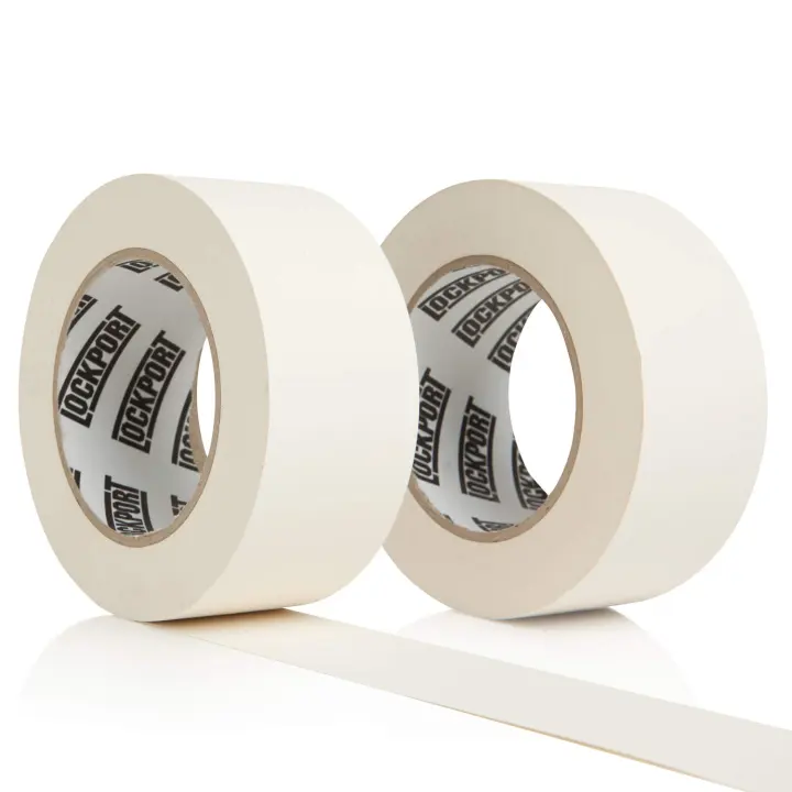 Lockport White Gaffers Tape — 2 in x 30 yd (2-Pack), Matte