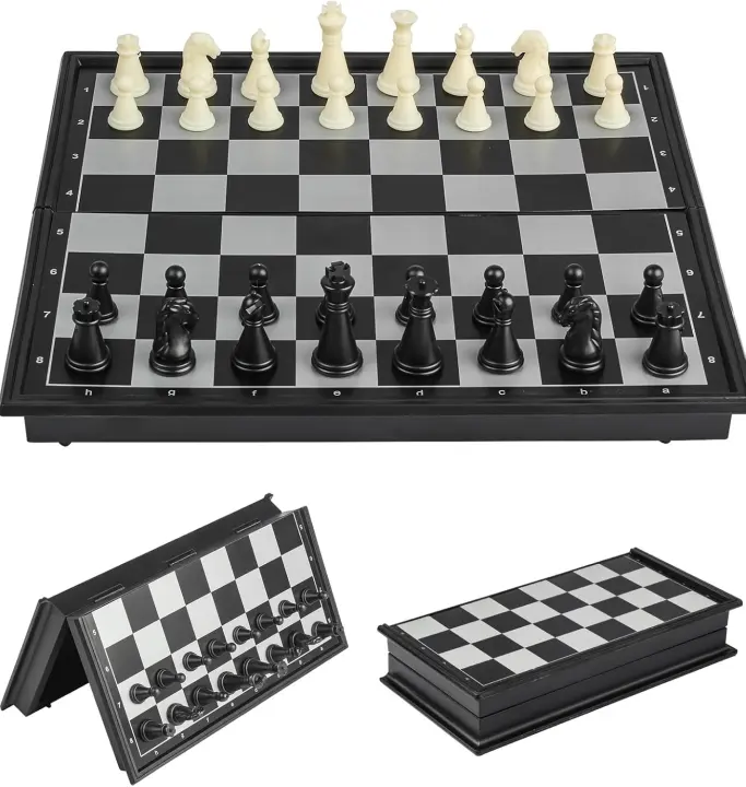 Magnetic Travel Chess Set — 7.9-inch Portable Folding Board