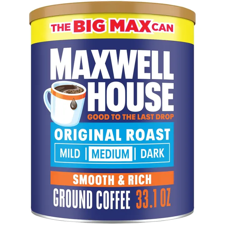 Maxwell House Original Roast Ground Coffee — 33.1 oz Canister