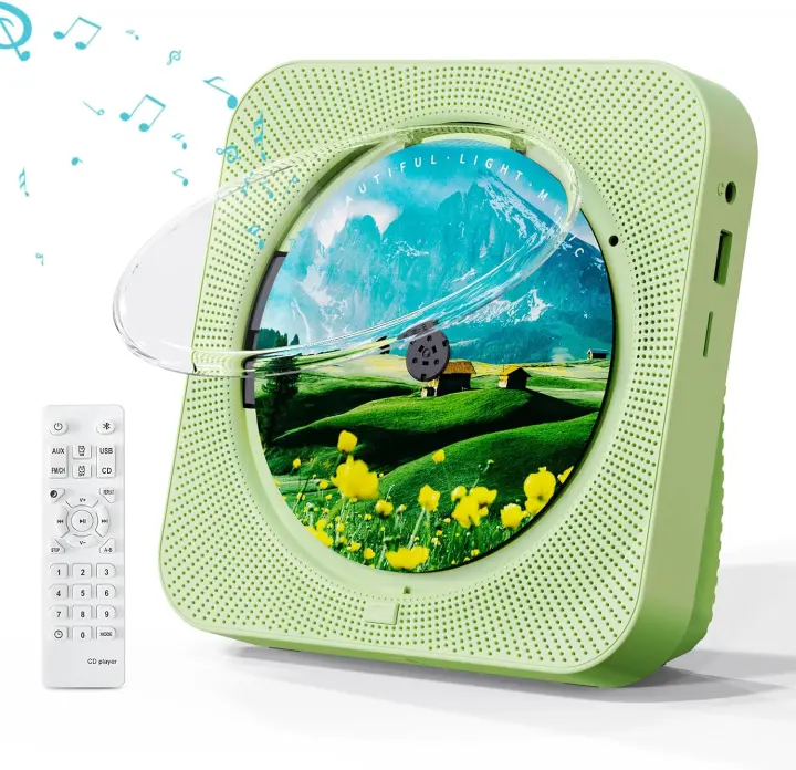 MICOCIOUS Bluetooth Desktop CD Player — Compact Home CD Player