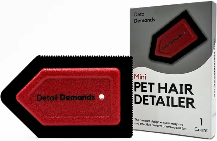 Mini Pet Hair Detailer — Reusable Carpet & Upholstery Hair Remover