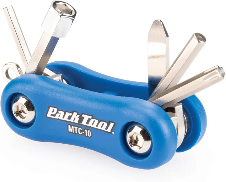 Park Tool MTC-10 Compact Bicycle Multi-Tool with Hexes, T25 & Screwdriver