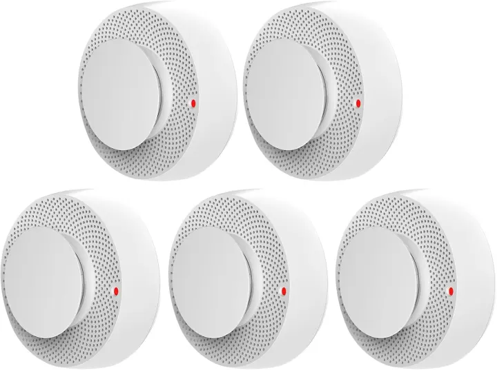 Photoelectric Smoke Detector 10-Year Life — 5-Pack
