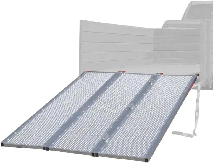 Plate-Style Extra-Wide Aluminum Tri-Fold ATV Loading Ramp
