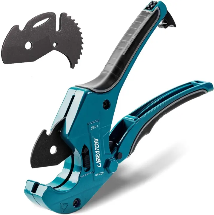Ratchet PVC Pipe Cutter — 1-5/8" Plastic Pipe Cutter
