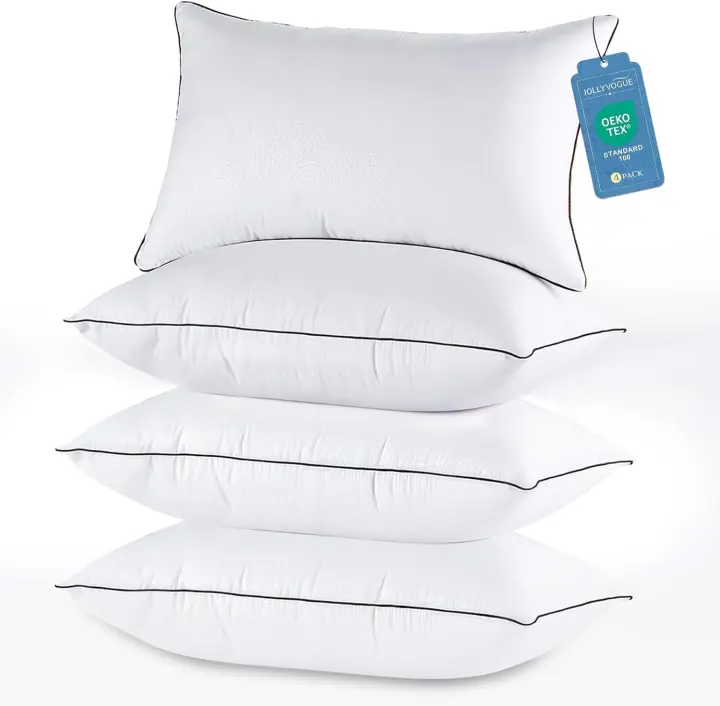 Standard Pillows Set of 4 — Cooling Down-Alternative Hotel-Style Pillows