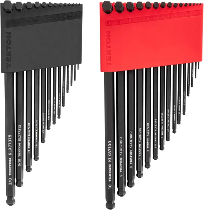 TEKTON 28-Piece Short-Arm Ball-End Hex L-Key Set (KLX91312)