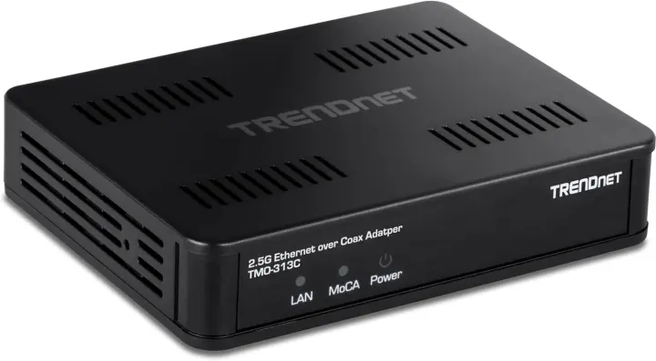 TRENDnet MoCA 2.5 Coax-to-Ethernet Adapter (TMO-313C)