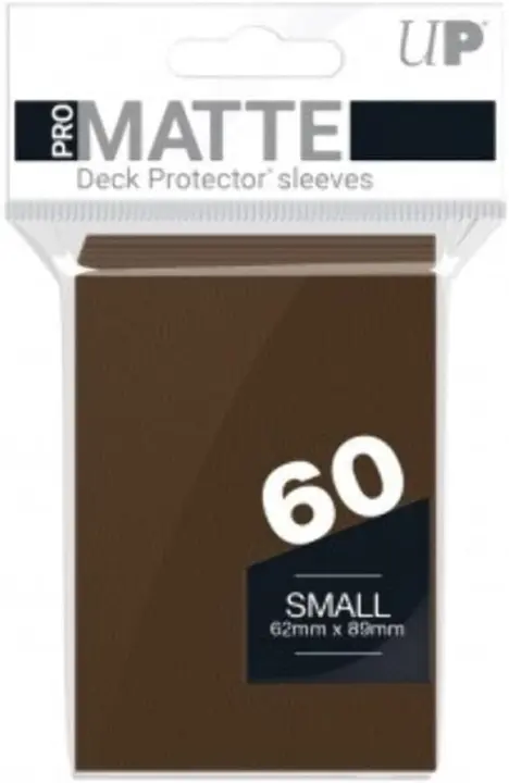 Ultra Pro Pro-Matte Brown Small Card Sleeves — 60-Count Pack