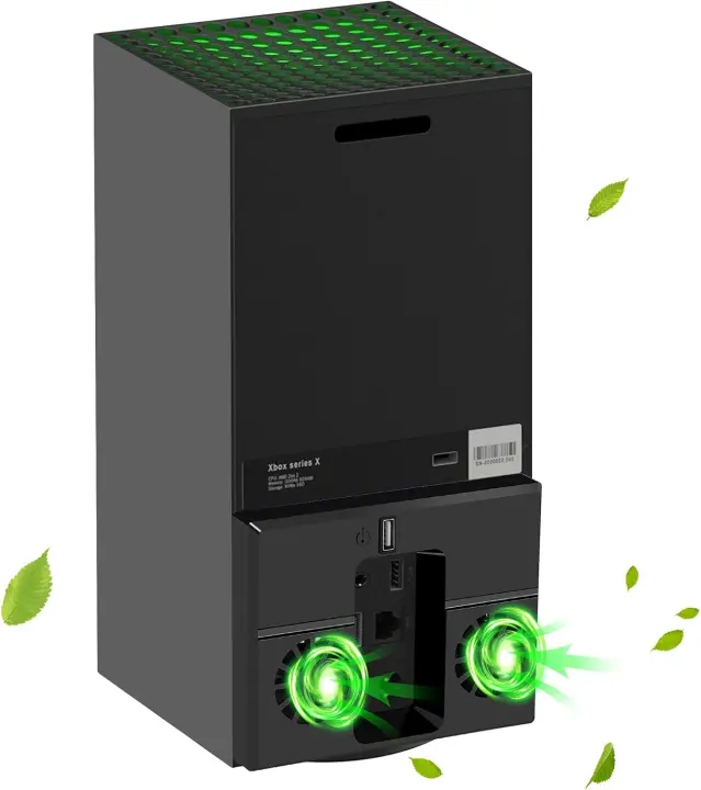 Vertical Cooling Stand for Xbox Series X — Dual Fan USB Cooler