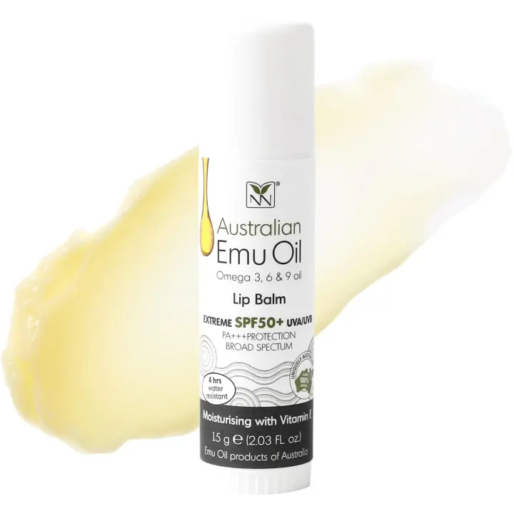 Y-Not Natural Emu Oil Lip Balm SPF 50+ — 15g Protective Stick