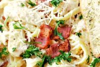 Bacon & Chicken Carbonara Recipe — Creamy Weeknight Pasta