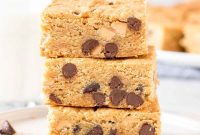Chewy Peanut Butter Cookie Bars: No-Bake Sheet Pan Recipe
