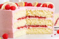 Lemon Raspberry Layer Cake Recipe for Spring Gatherings