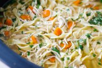 Slow Cooker Chicken Noodle Soup Recipe for Comforting Weeknights
