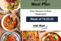 Weekly Meal Plan: Oct 25, 2025 — Simple Dinners & Prep Guide