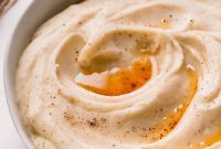 Brown Butter Mashed Potatoes with Crispy Browned Butter Drizzle