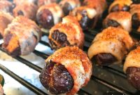Bacon-Wrapped Dates with Goat Cheese for the Big Green Egg