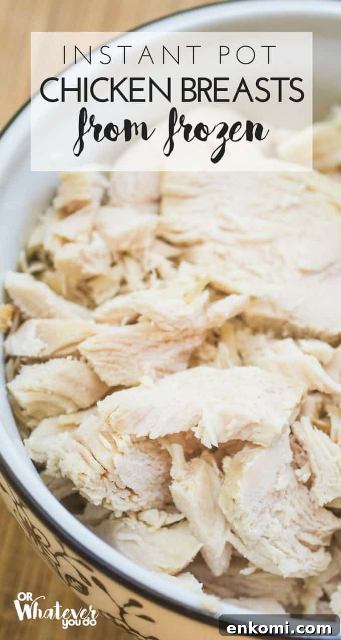 Instant Pot Chicken Breasts from frozen