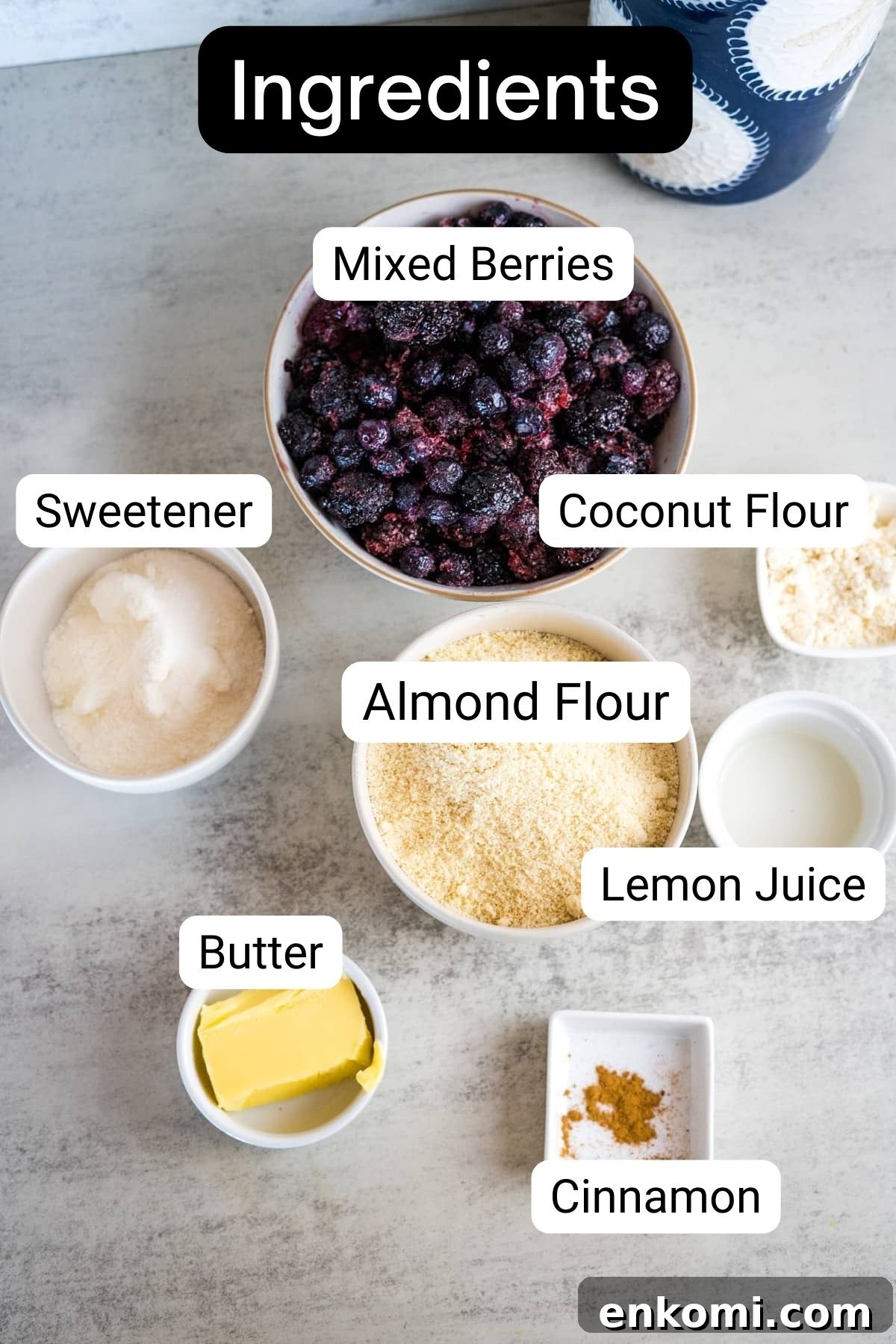 keto crumble ingredients