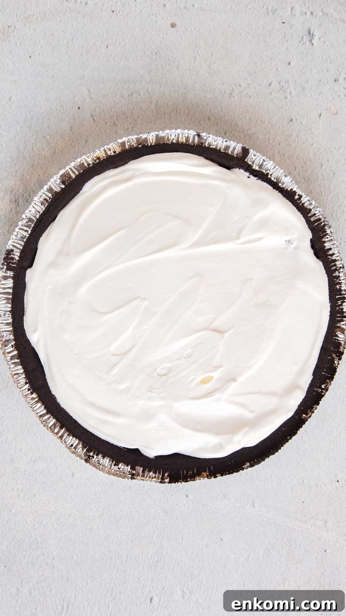 Quick 3-Ingredient Oreo Pie Recipe 7 Cool Whip on Oreo pie
