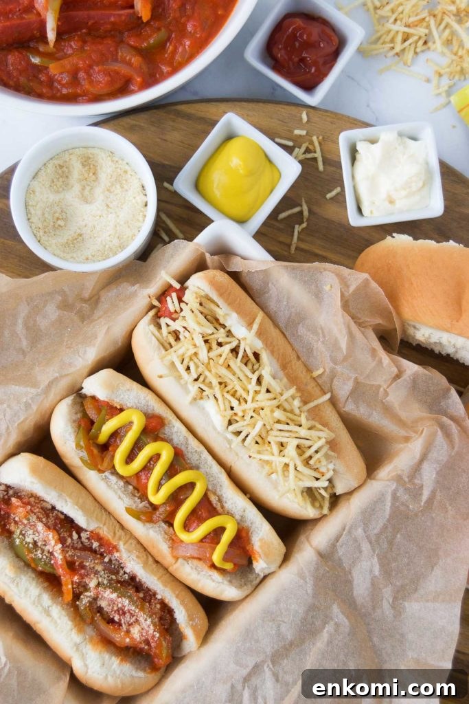 Brazilian Hot Dogs served three ways