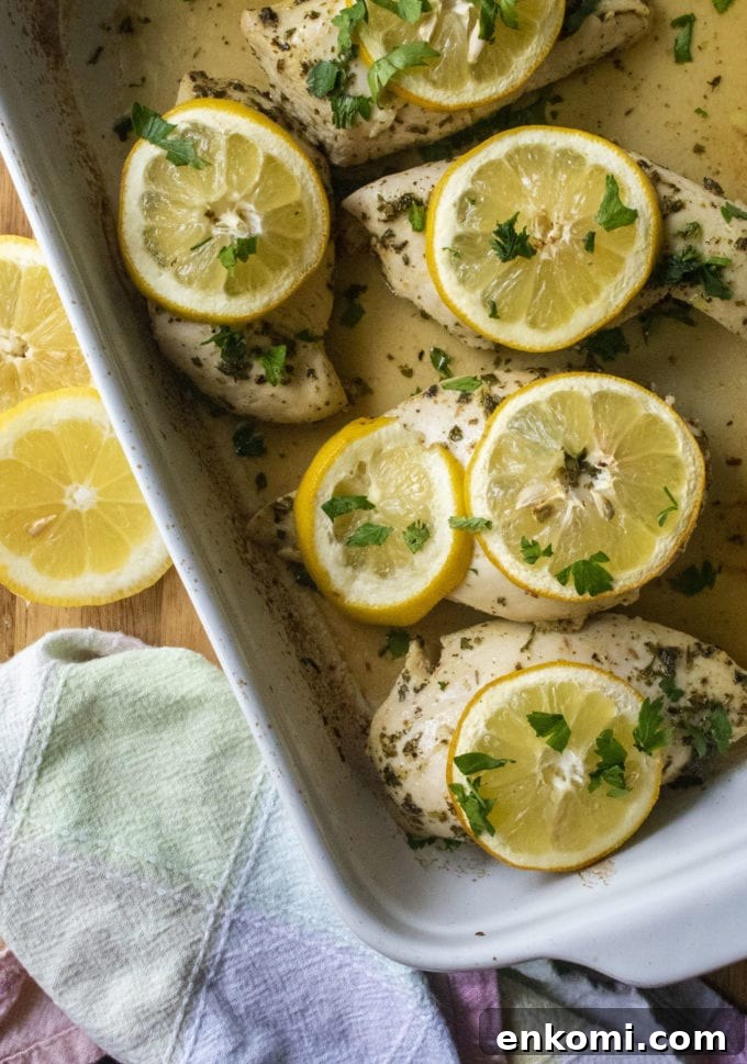 Juicy Baked Lemon-Herb Chicken Breasts for Weeknight Dinners 8 Easy Baked Lemon Chicken