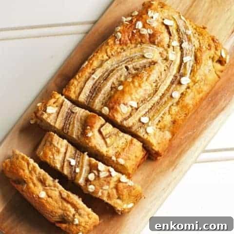 healthy banana bread