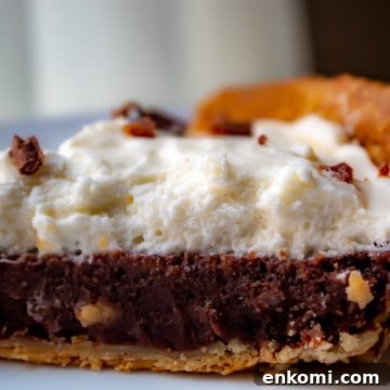 Vintage Chocolate Pie Recipe Close up