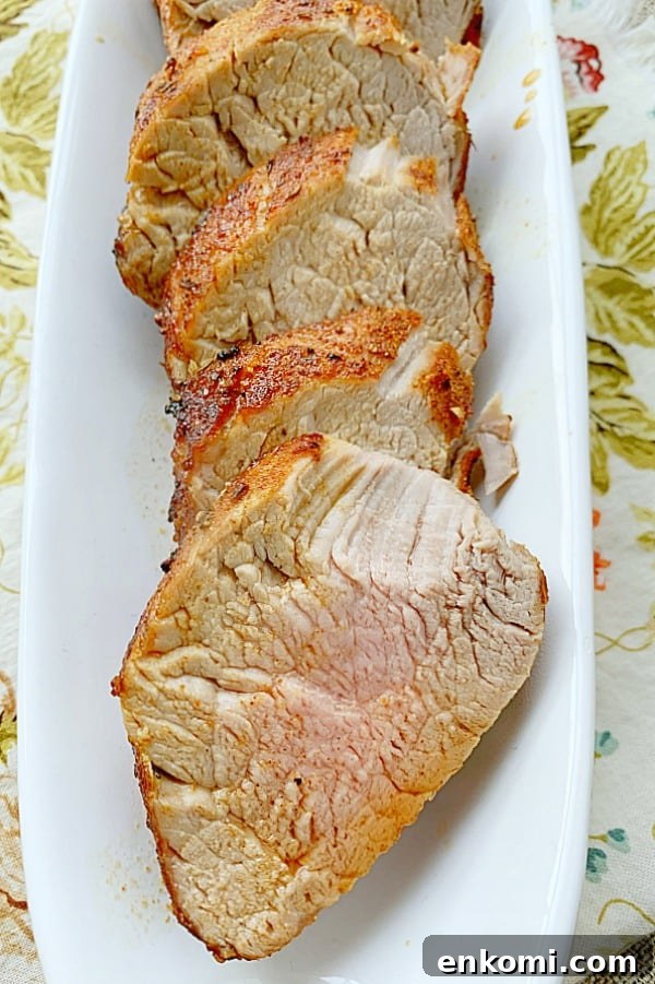 slices of pork tenderloin