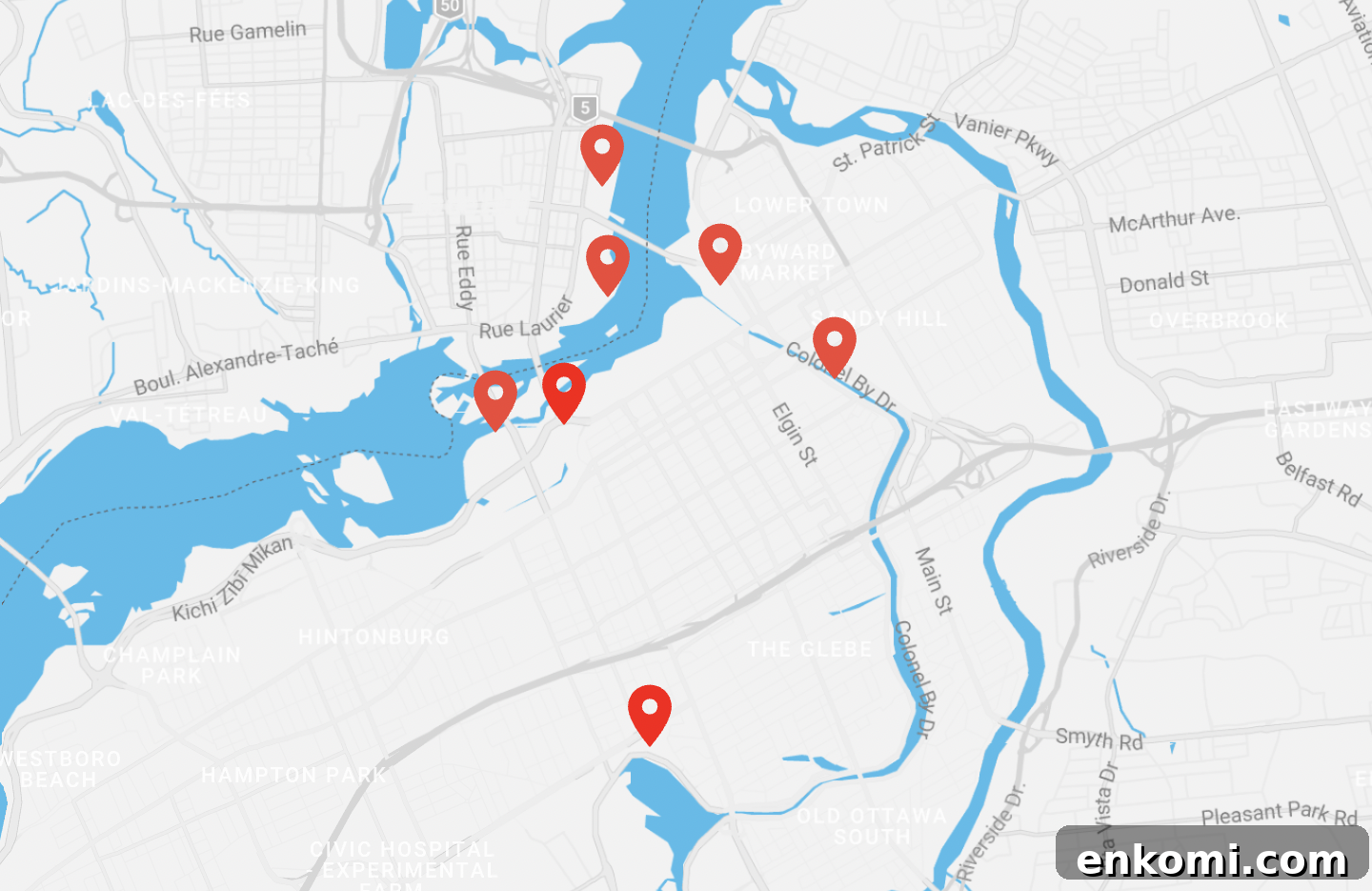 Discover Ottawa's Canadian Tulip Festival: Dates, Events & Tips 5 Map screenshot
