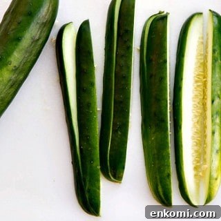 Refrigerator pickles are incredibly simple - no sterilizing jars required! Try green beans, cauliflower, bell peppers, jalapenos or onions, too! Fantastic gifts and they're all great in Bloody Mary's!