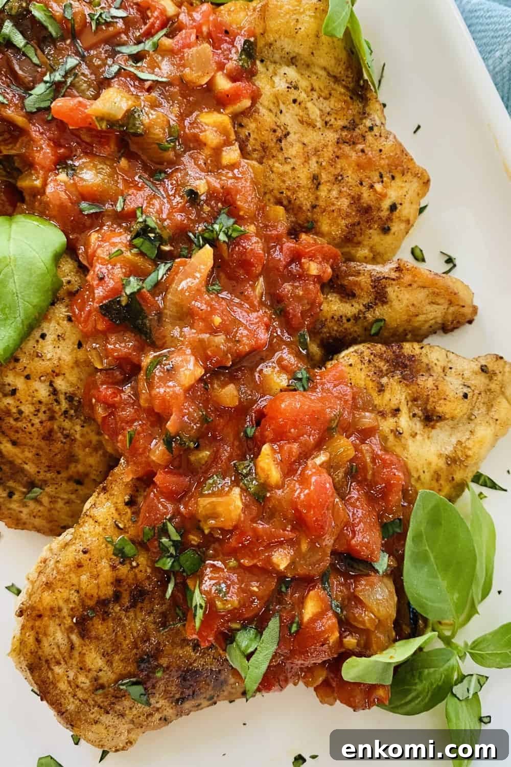 sauteed chicken breast with tomato pan sauce