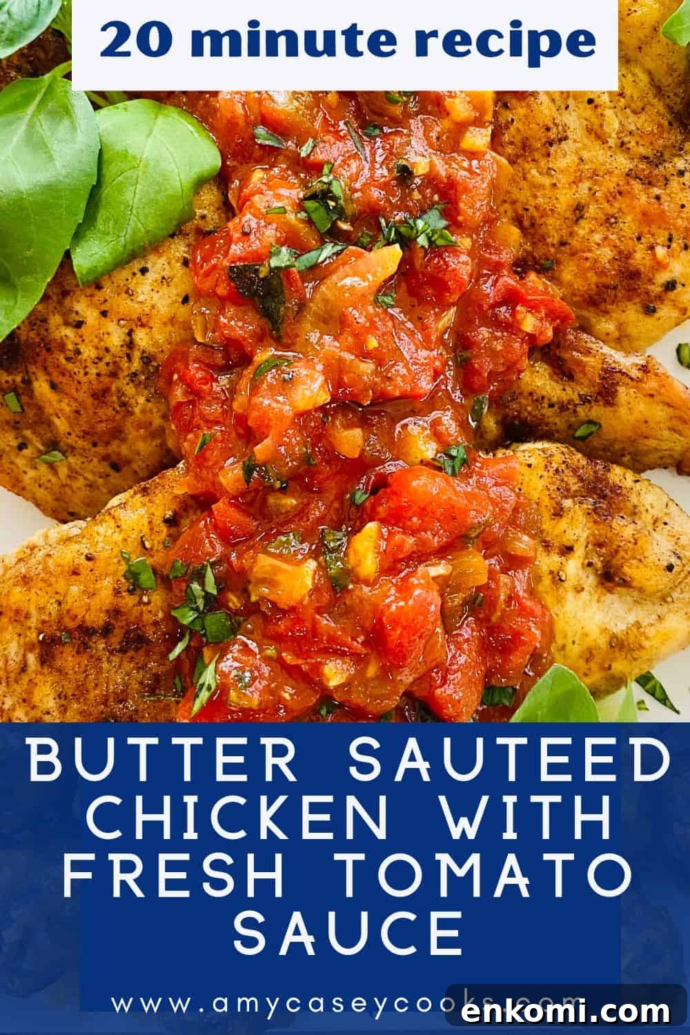 sauteed chicken breast with fresh tomato sauce