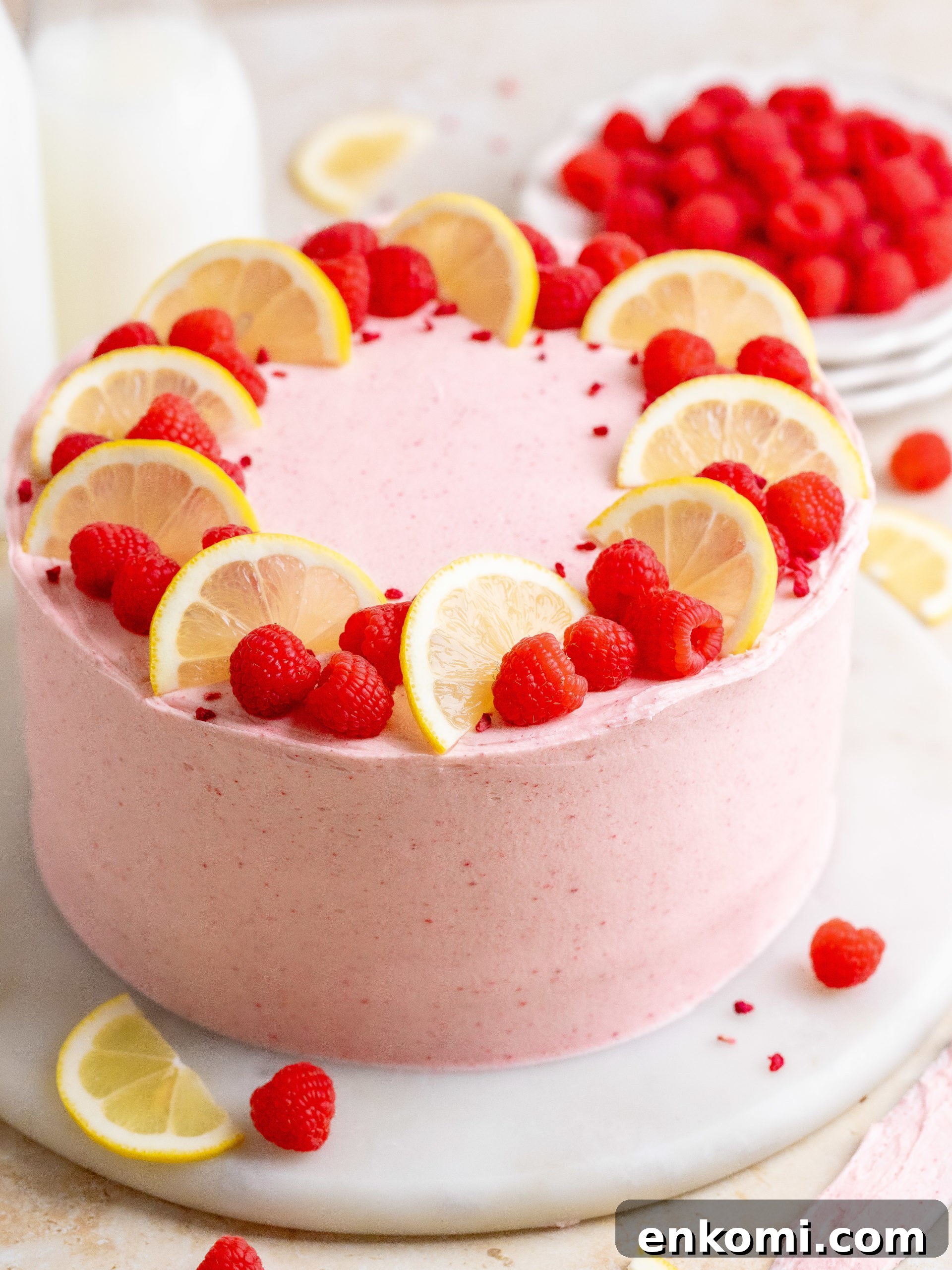 Lemon Raspberry Layer Cake Recipe for Spring Gatherings 2 img 16803 1